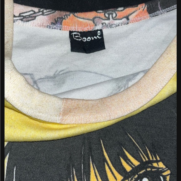 Anime Graphic Shirt - Yellow - Picture 3 of 4